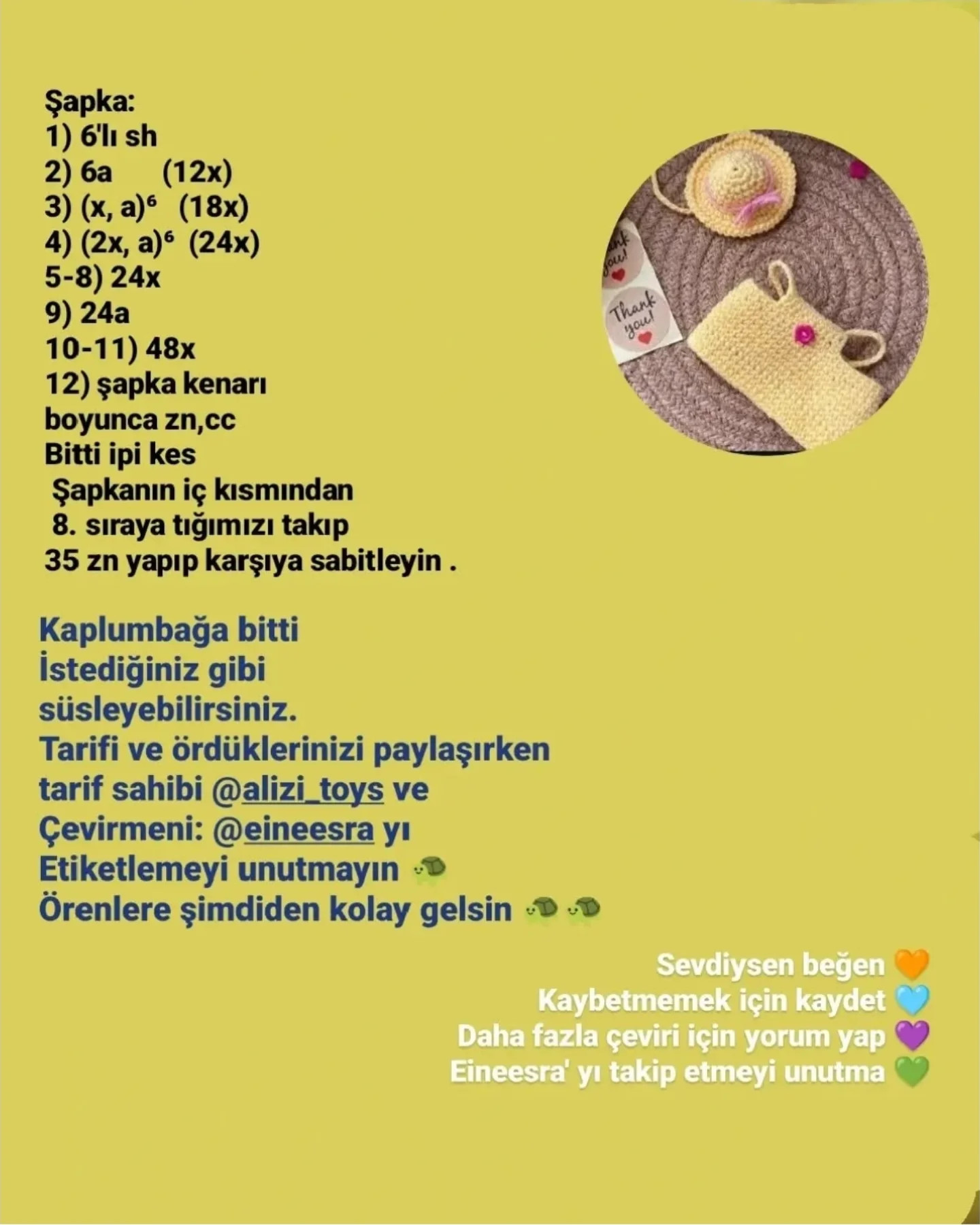 Ücretsiz sevimli amigurumi bebek modeli
