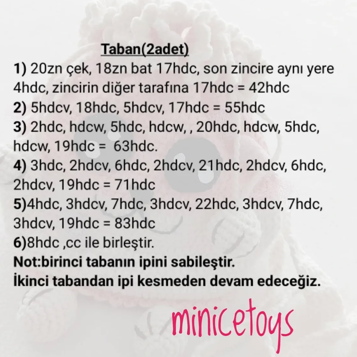 Ücretsiz Sevimli Bayram Kese Örgü Şeması