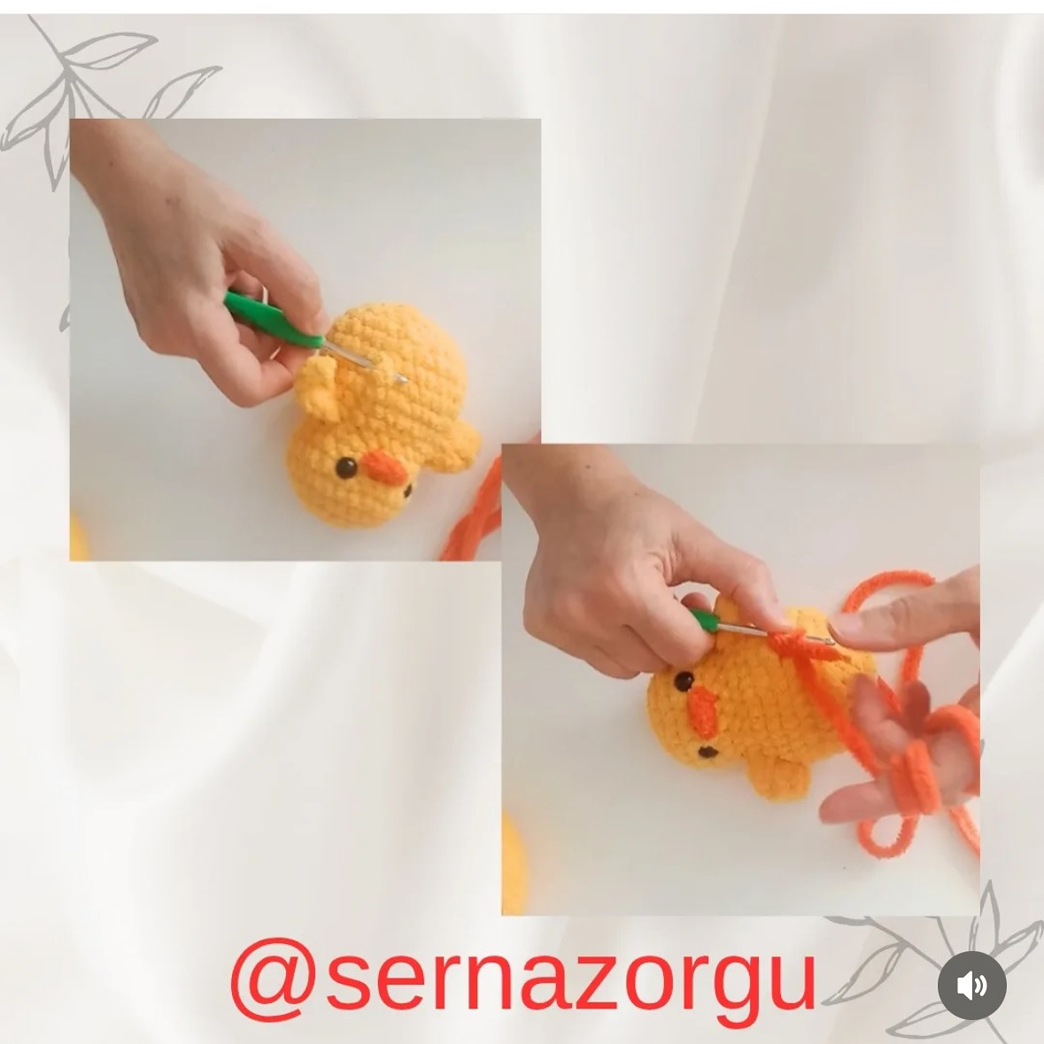 Ücretsiz Sevimli Civciv Örgü Şeması