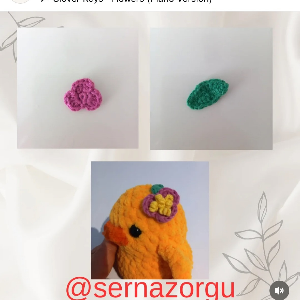 Ücretsiz Sevimli Civciv Örgü Şeması