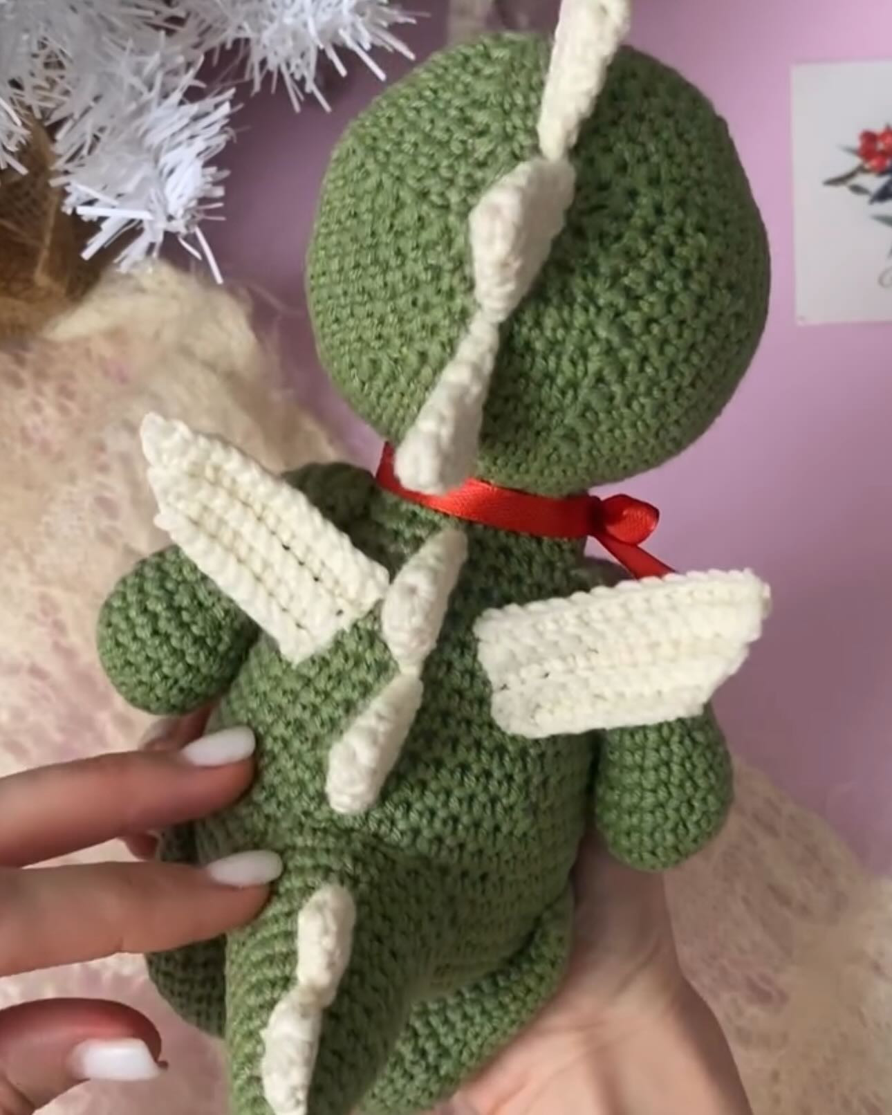 Ücretsiz Sevimli Dinozor Amigurumi Yapımı