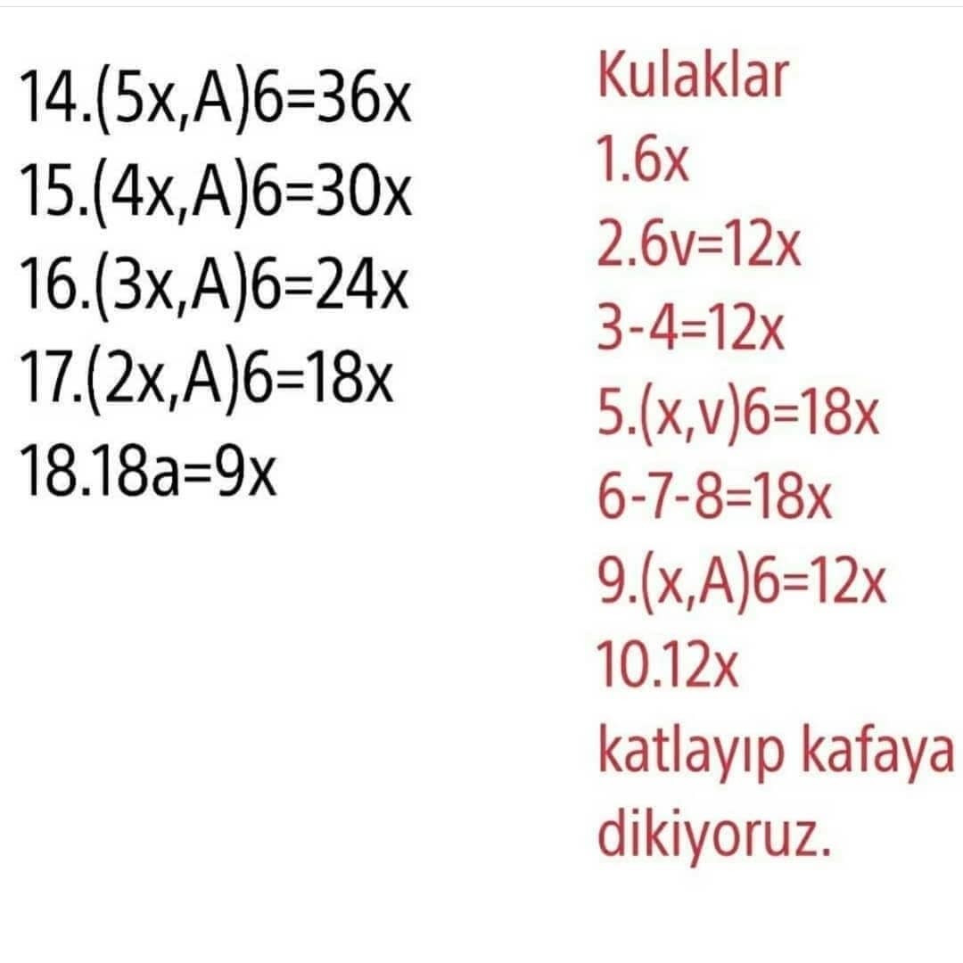 Ücretsiz Sevimli Geyik Amigurumi Tığ İşi Tarifi