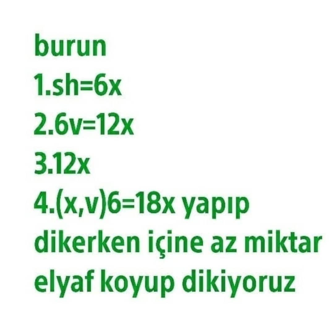 Ücretsiz Sevimli Geyik Amigurumi Tığ İşi Tarifi