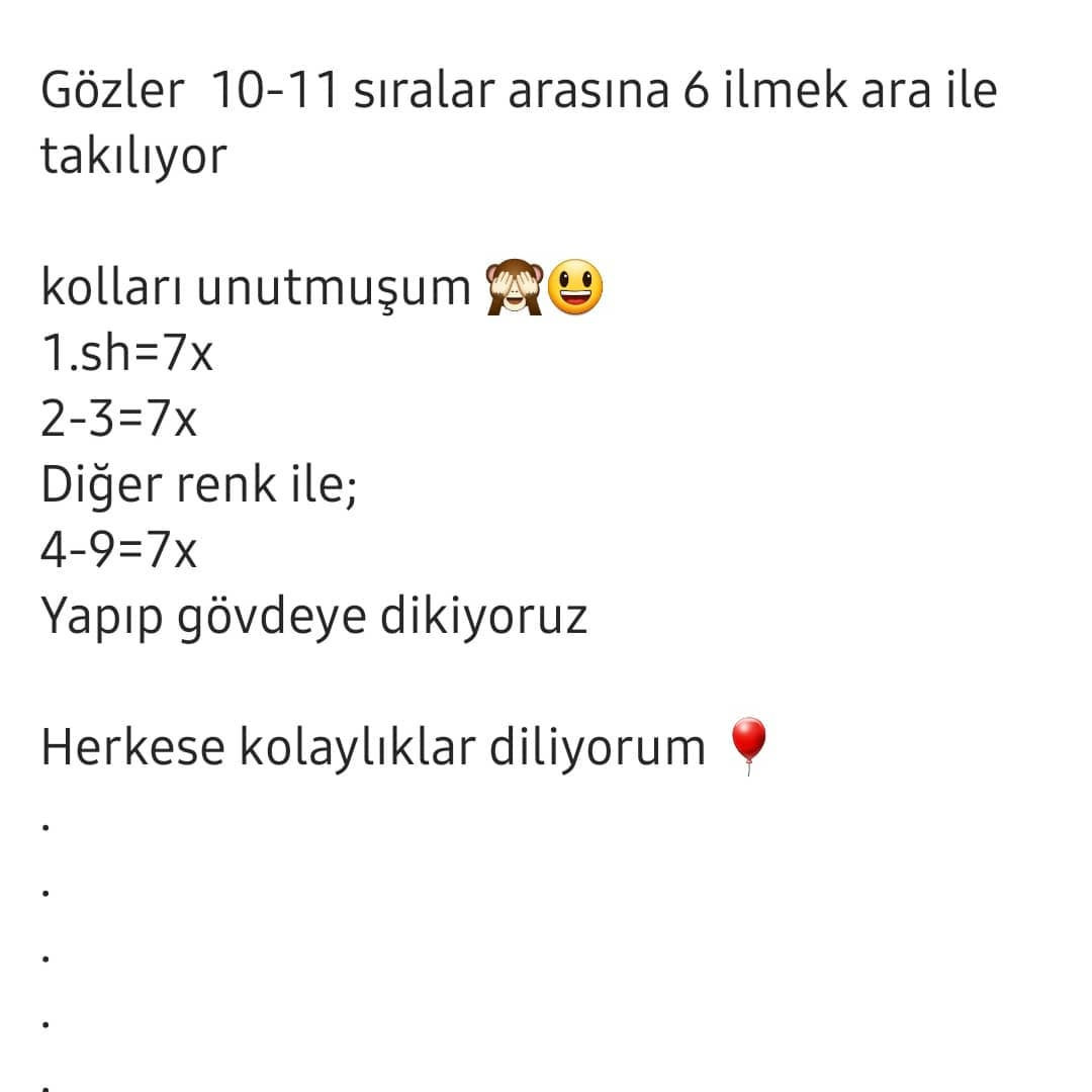 Ücretsiz Sevimli Geyik Amigurumi Tığ İşi Tarifi
