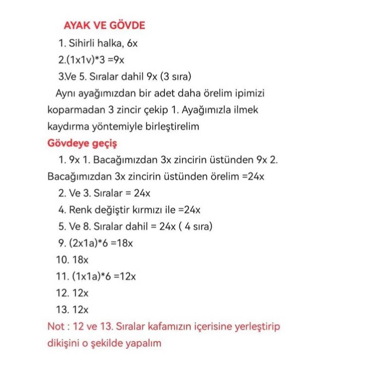 Ücretsiz Sevimli Geyik Anahtarlık Tığ İşi Şeması