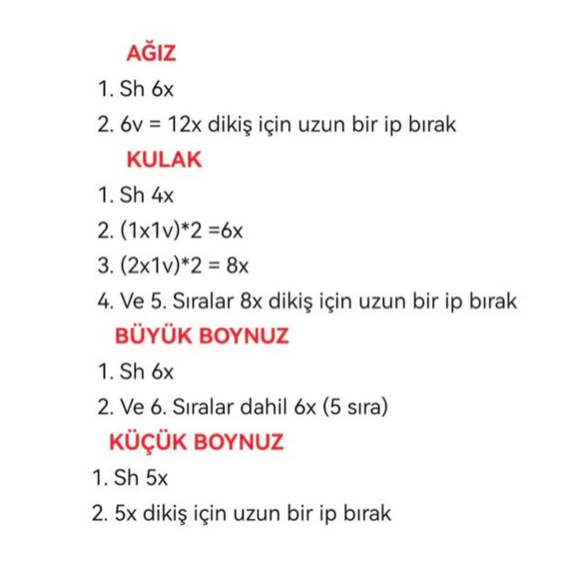 Ücretsiz Sevimli Geyik Anahtarlık Tığ İşi Şeması