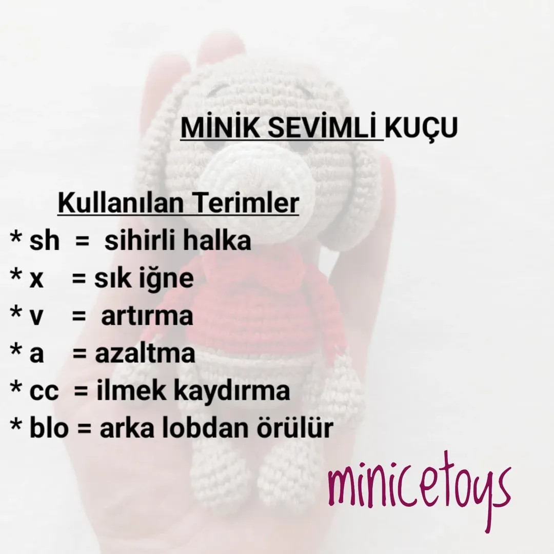 Ücretsiz Sevimli Köpek Amigurumi Tarifi