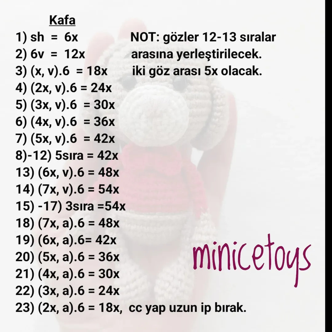 Ücretsiz Sevimli Köpek Amigurumi Tarifi