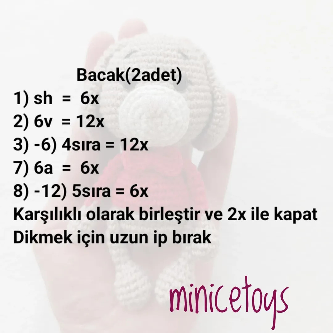 Ücretsiz Sevimli Köpek Amigurumi Tarifi