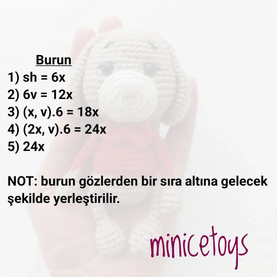 Ücretsiz Sevimli Köpek Amigurumi Tarifi
