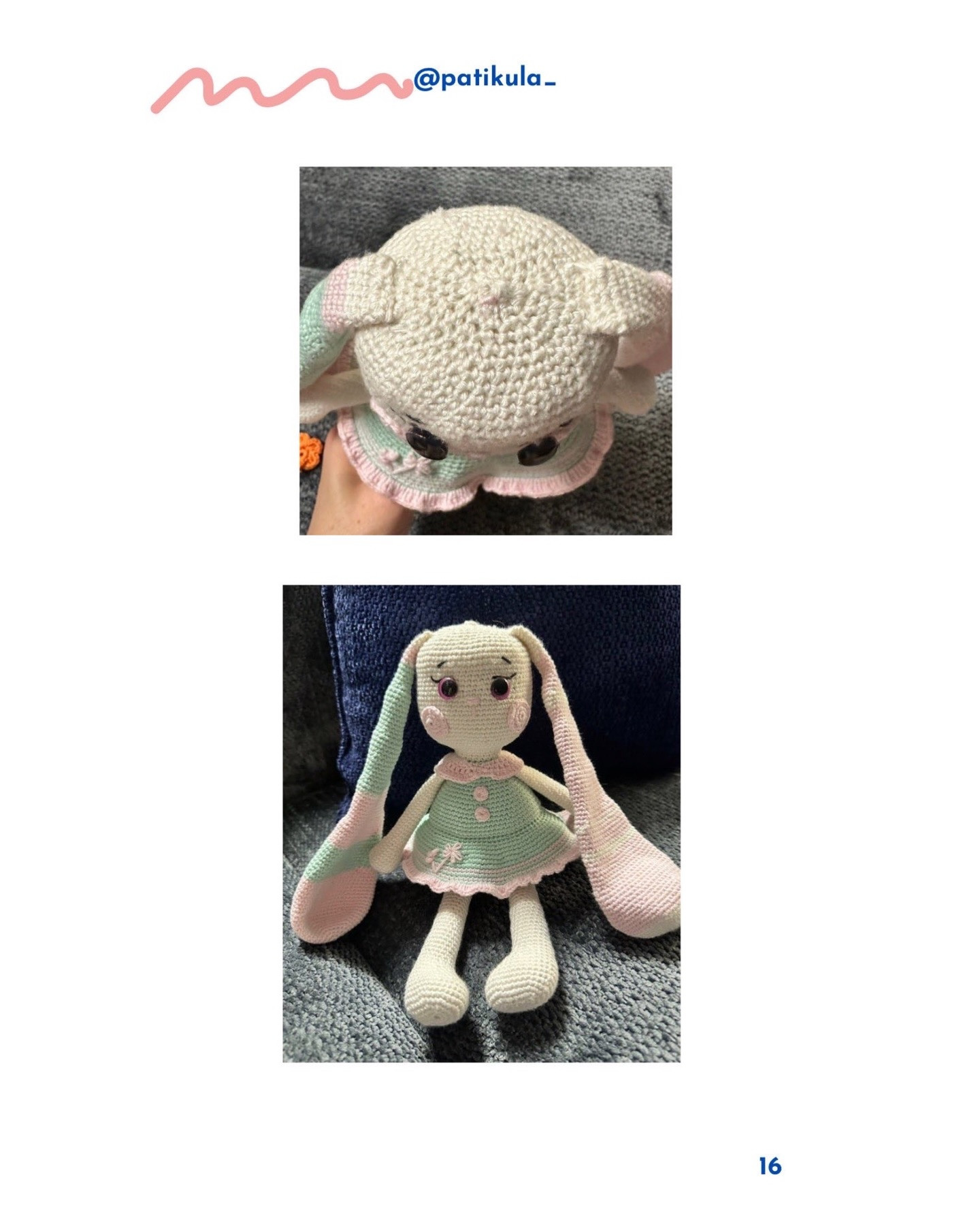 Ücretsiz Sevimli Tavşan Amigurumi Yapımı