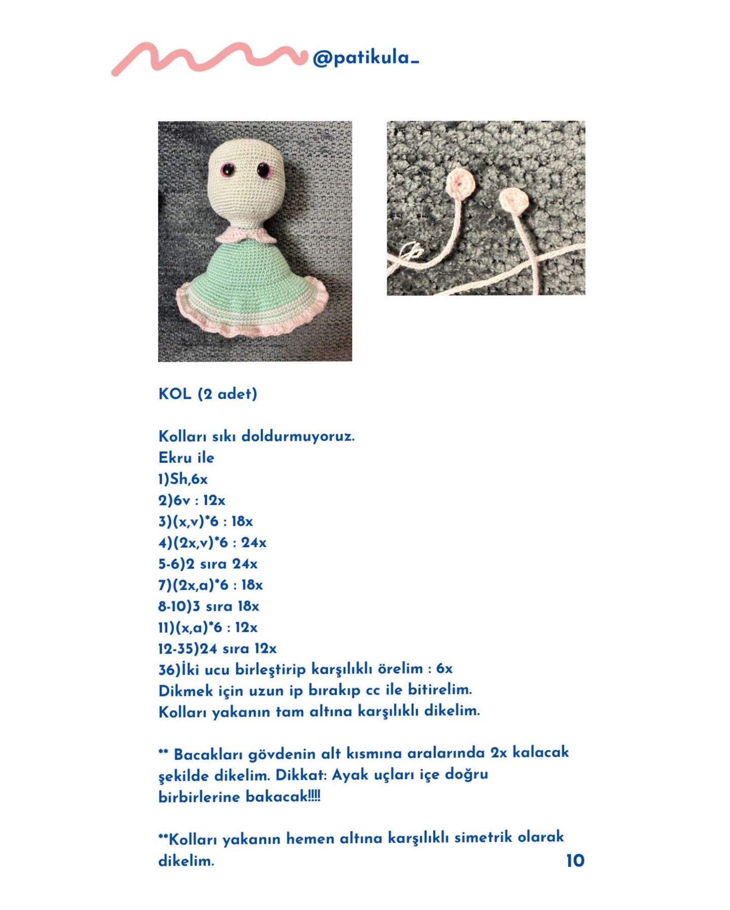 Ücretsiz Sevimli Tavşan Amigurumi Yapımı