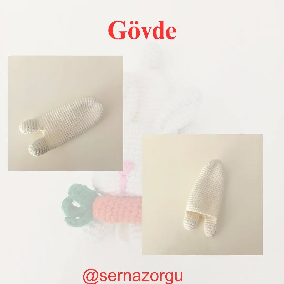 Ücretsiz Sevimli Tavşan Anahtarlık Tarifi
