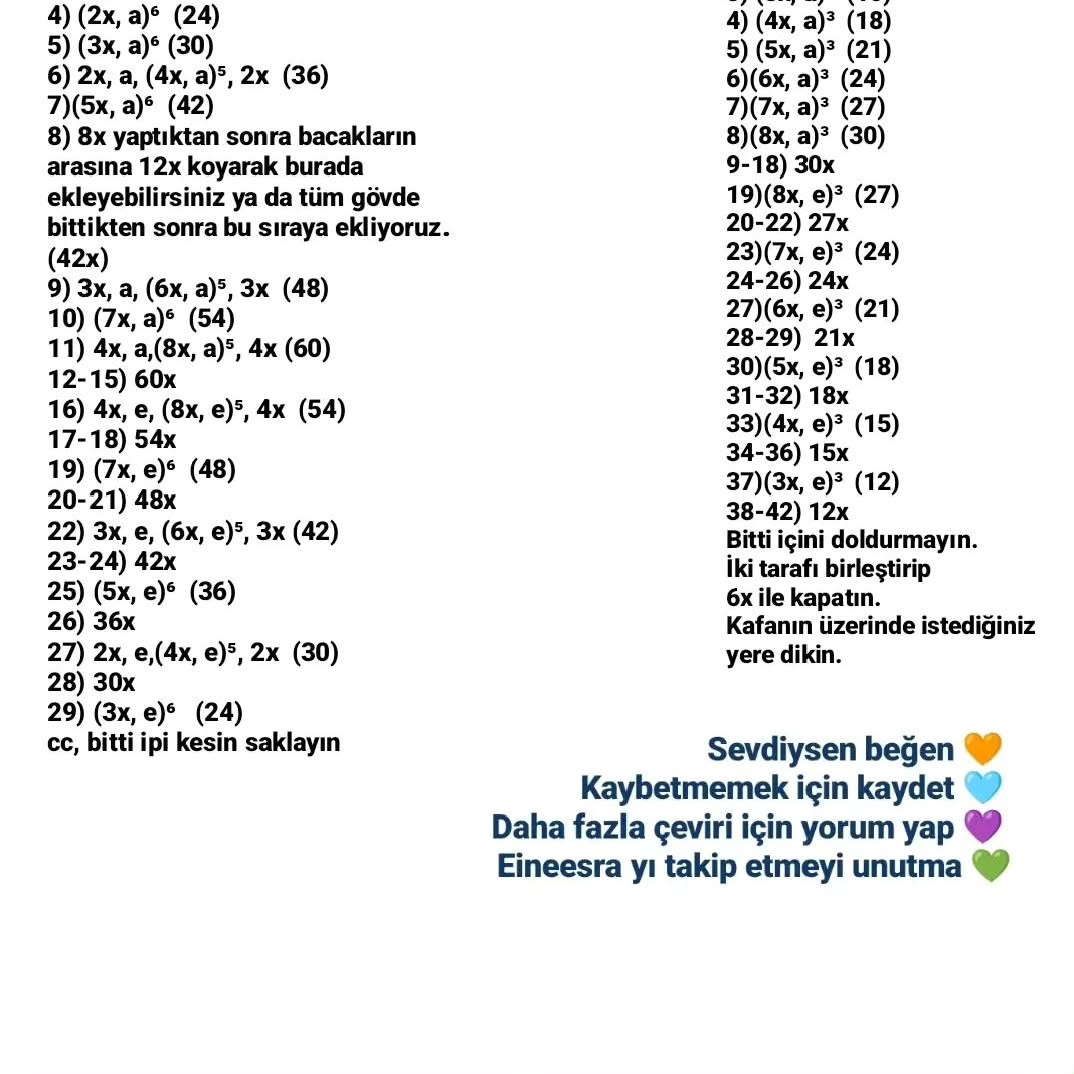 Ücretsiz Sevimli Tavşanlar Tığ İşi Örgü Şeması