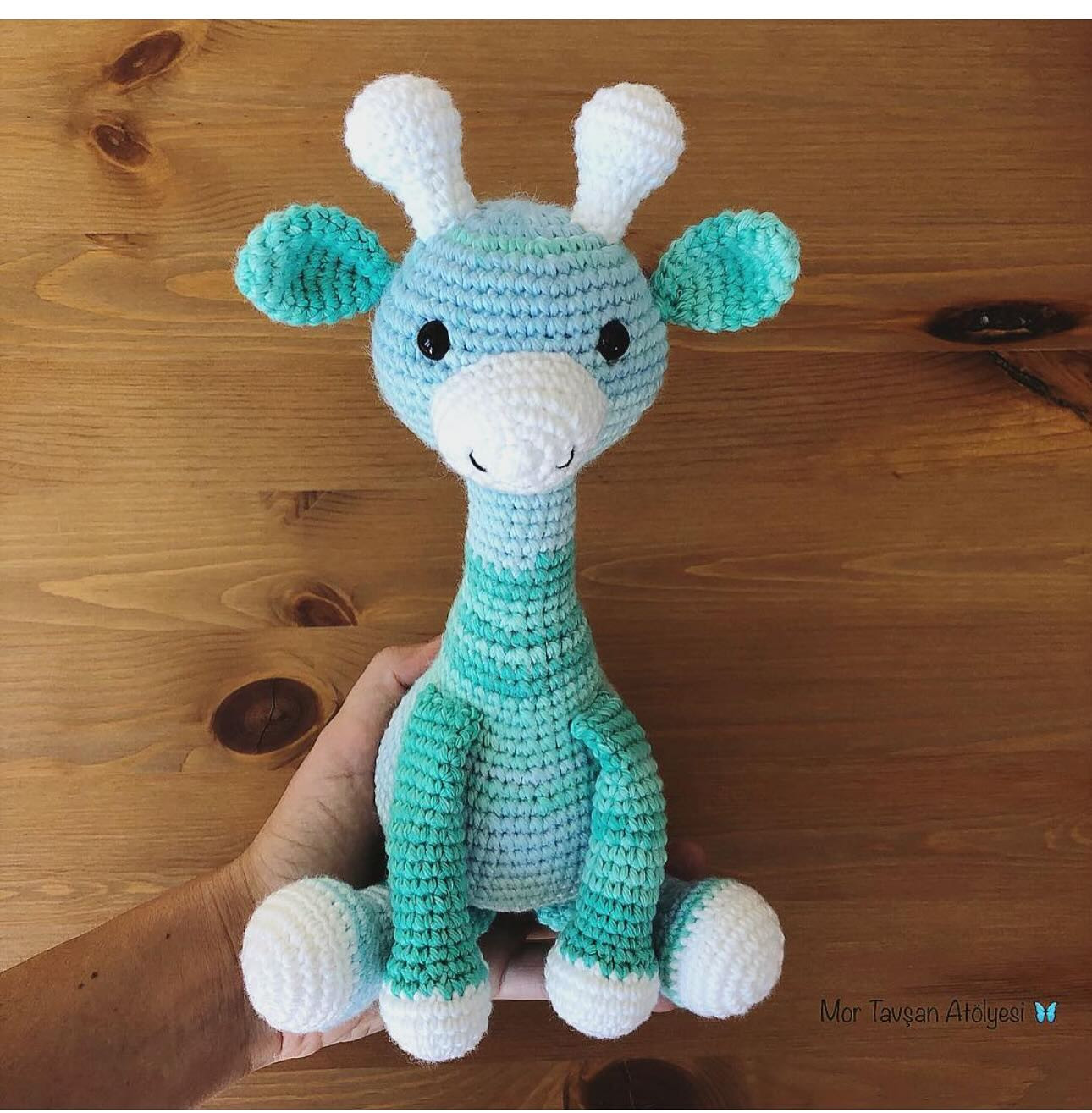 Ücretsiz sevimli zürafa amigurumi tığ işi tarifi