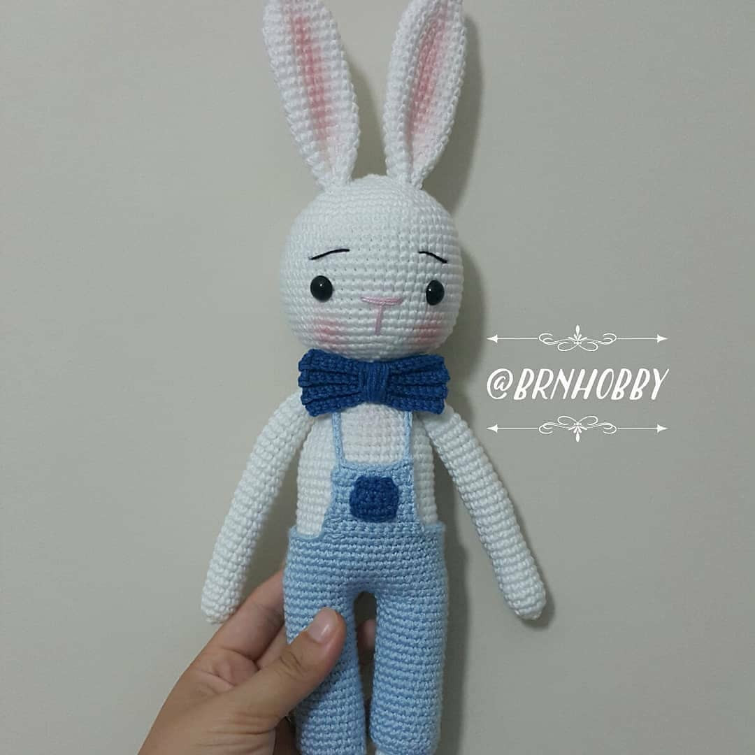 Ücretsiz Tavşan Amigurumi Tarifi merhaba