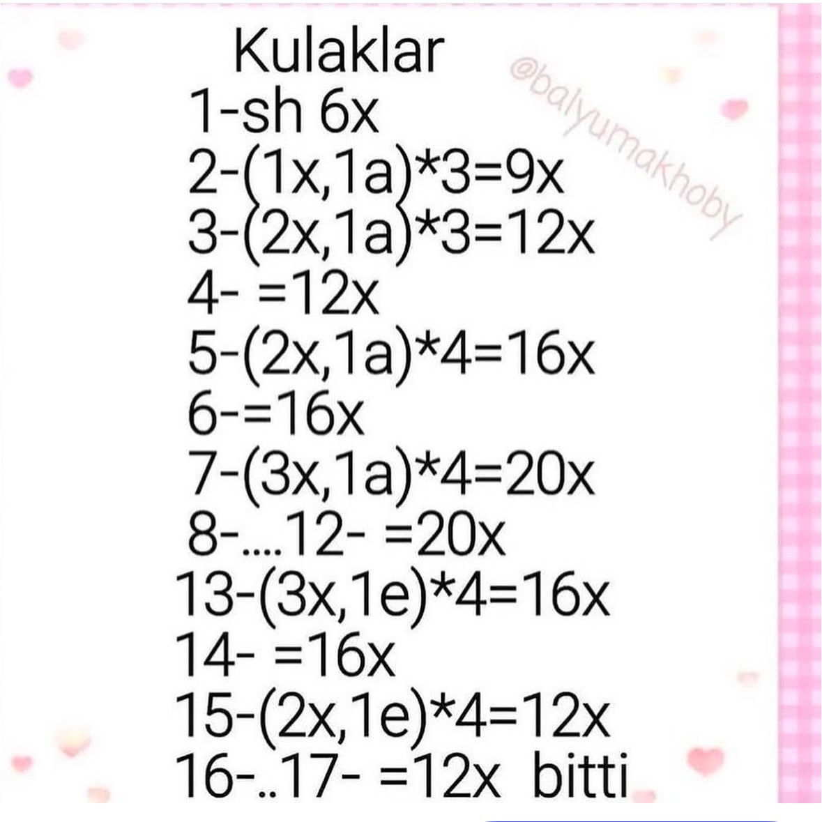 Ücretsiz Tavşanlı Çanta Tığ İşi Tarifi