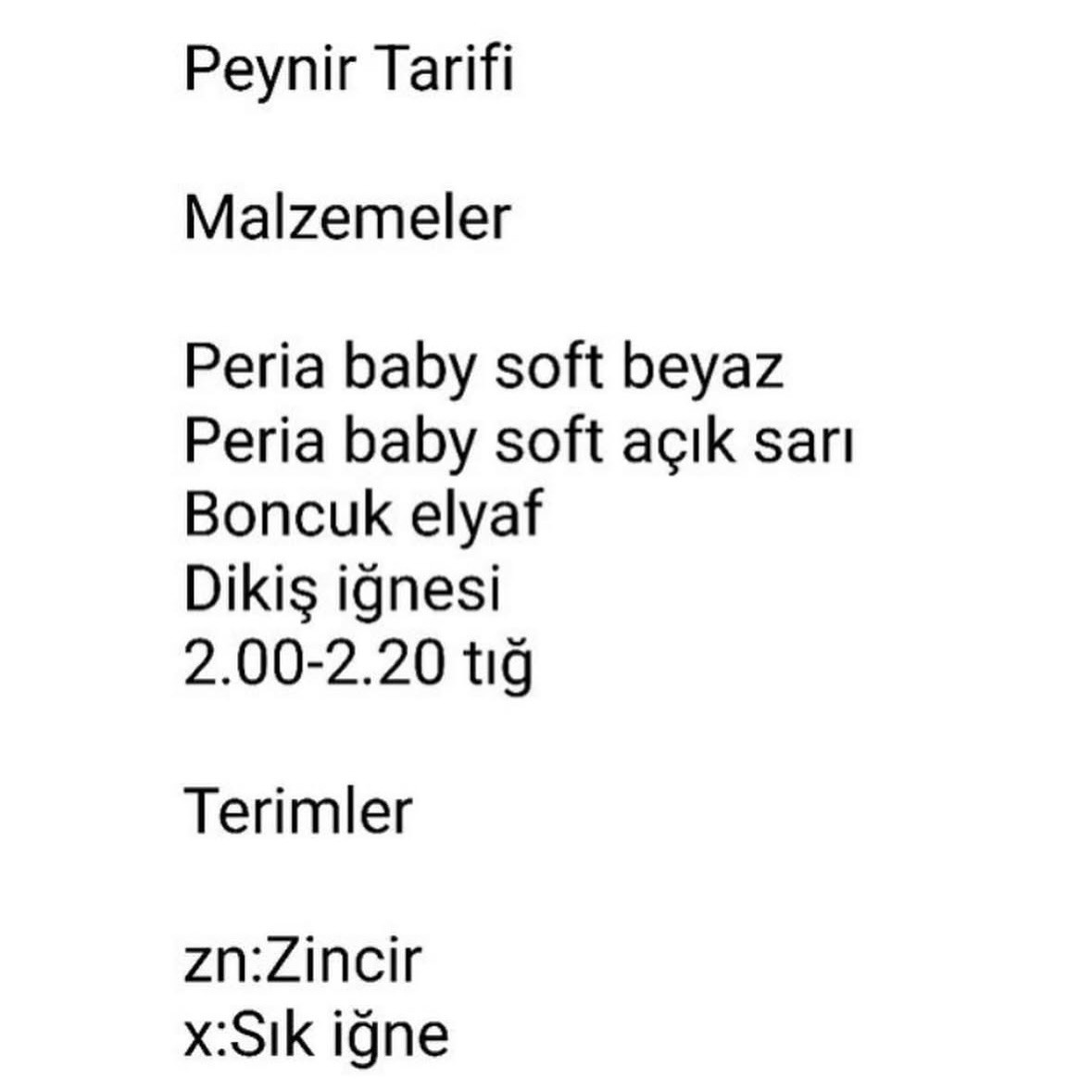 Ücretsiz Tığ İşi Peynir Modeli