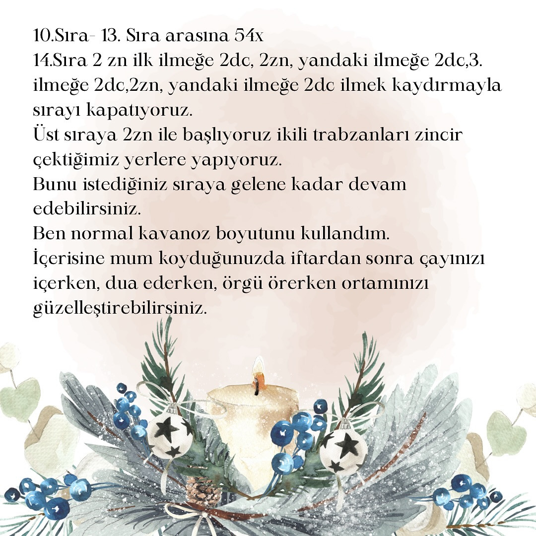 Ücretsiz Tığ İşi Sepet Örneği