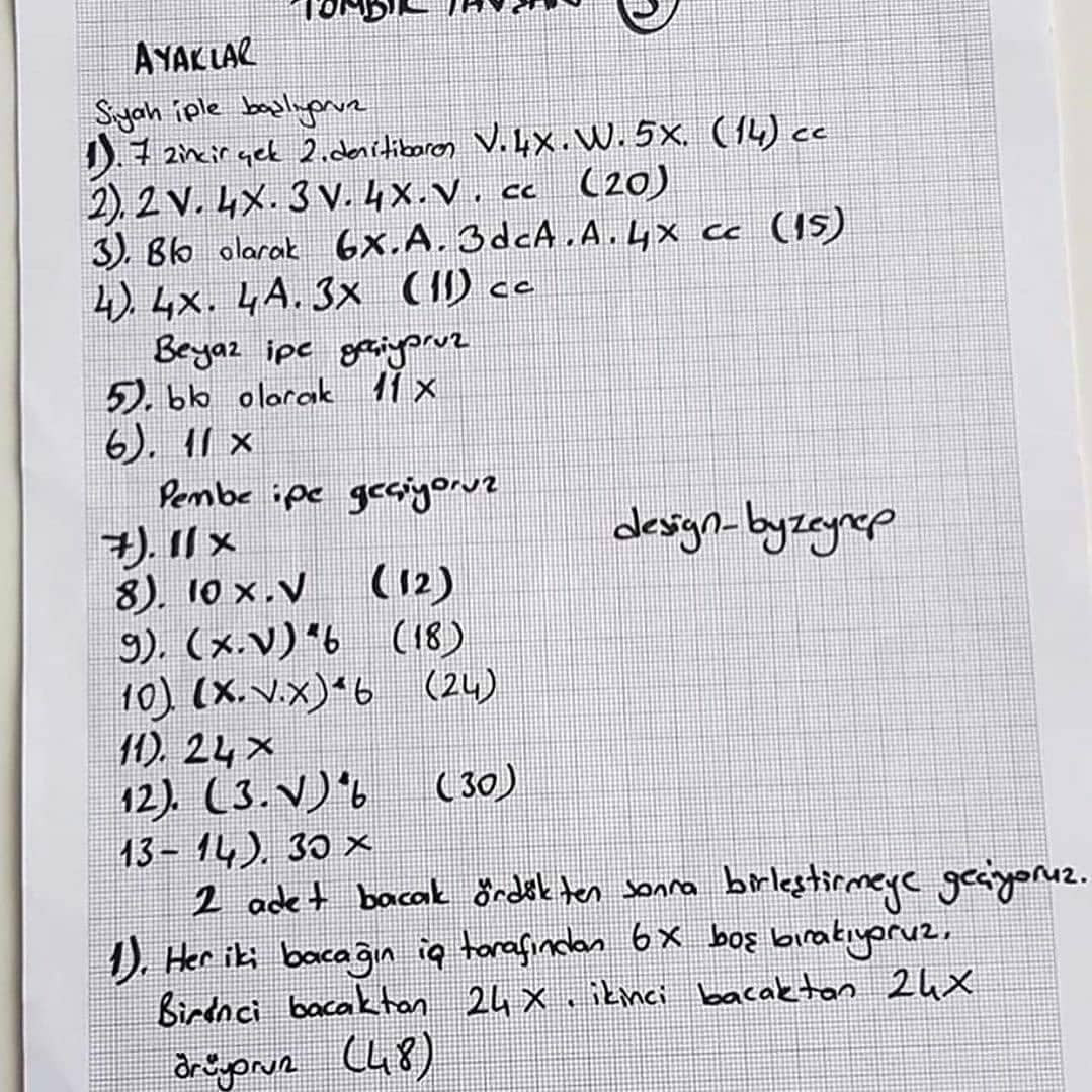 Ücretsiz Tığ İşi Tavşan Örnekleri