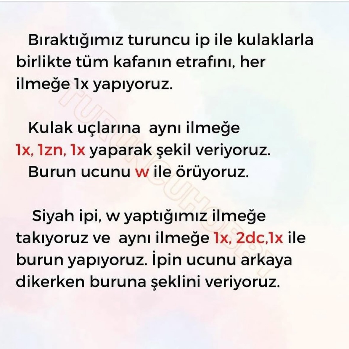 Ücretsiz Tığ işi Tilki Kitap Ayracı Tarifi