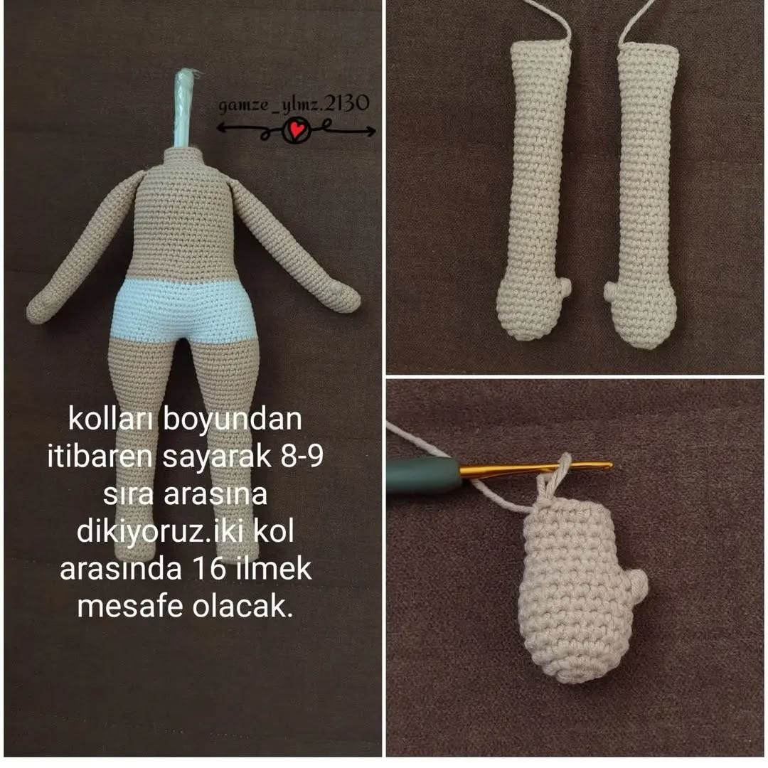 Ücretsiz Tunus ve Tunay Bebekler Tığ işi Şeması
