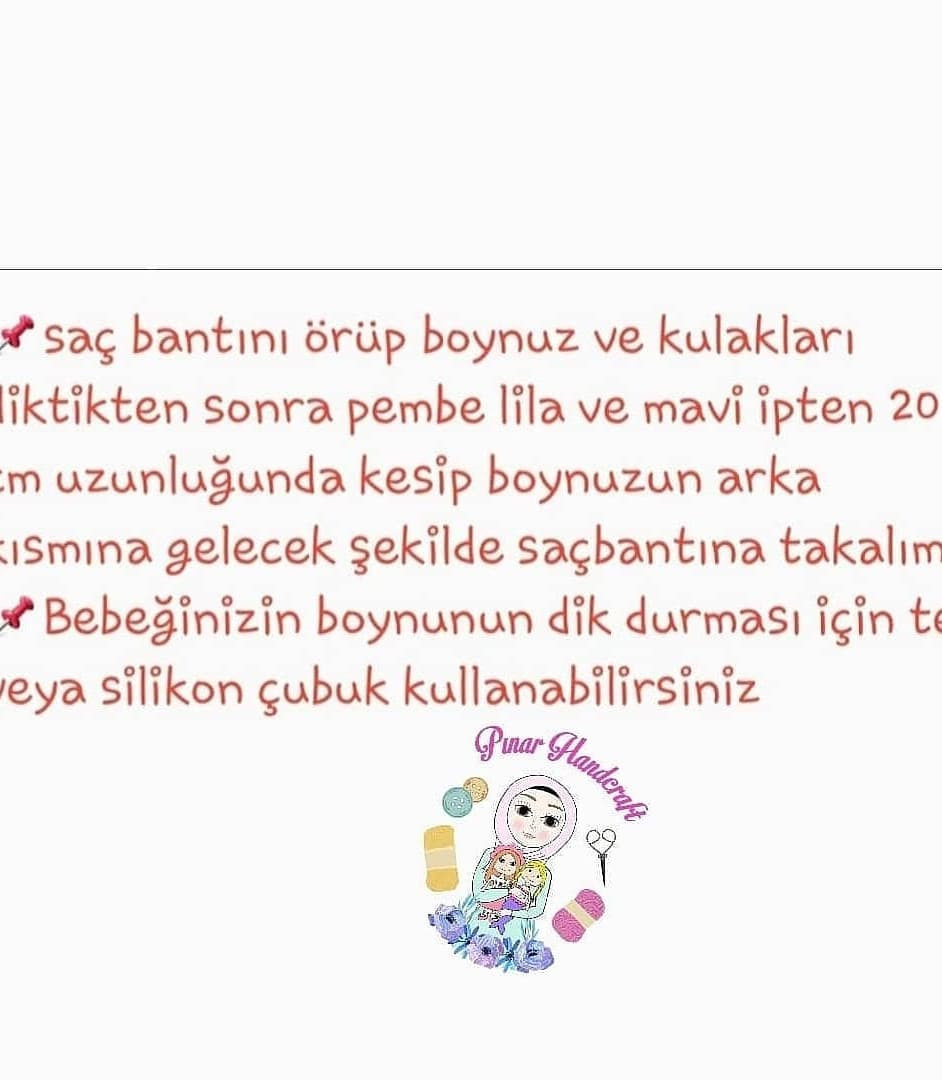 Ücretsiz Unicorn Kız Bebekler Tığ İşi Anlatımı
