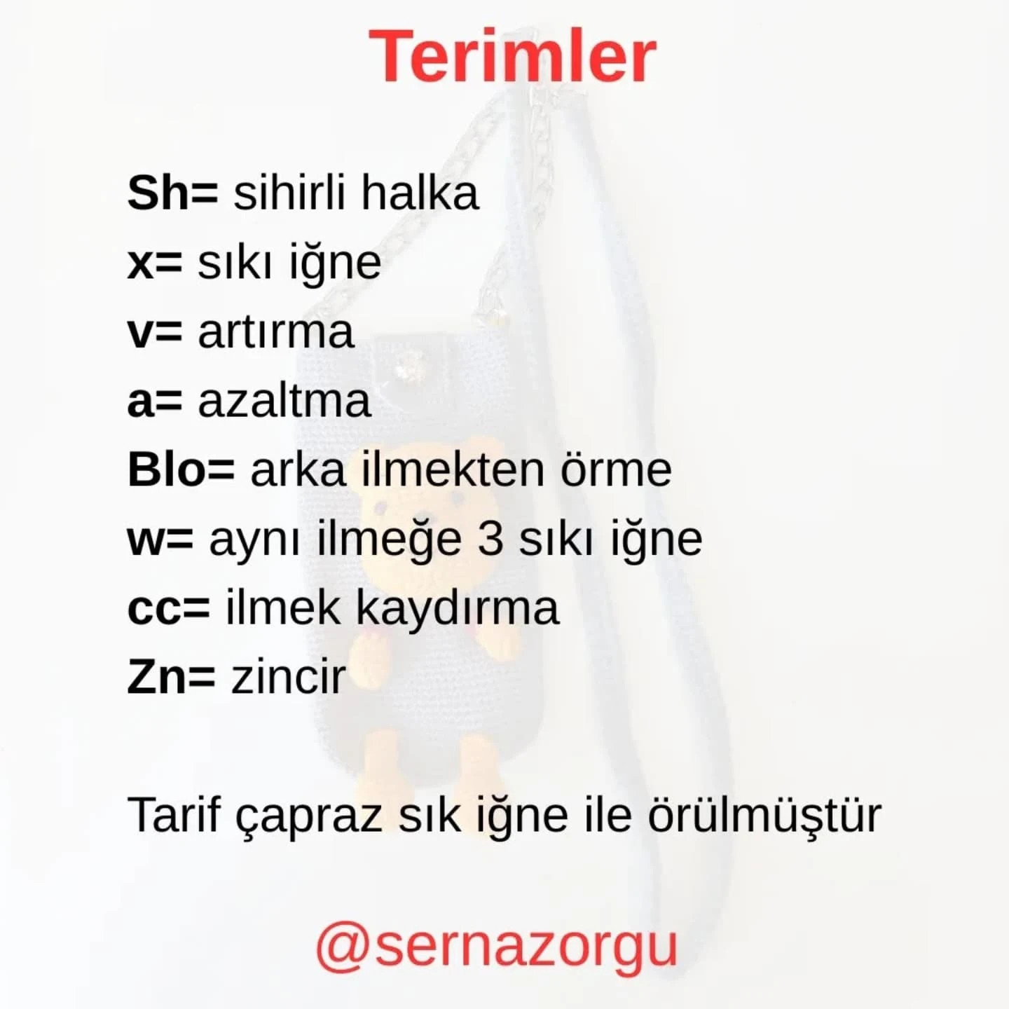Ücretsiz Winnie Telefon Çantası Tığ İşi Tarifi