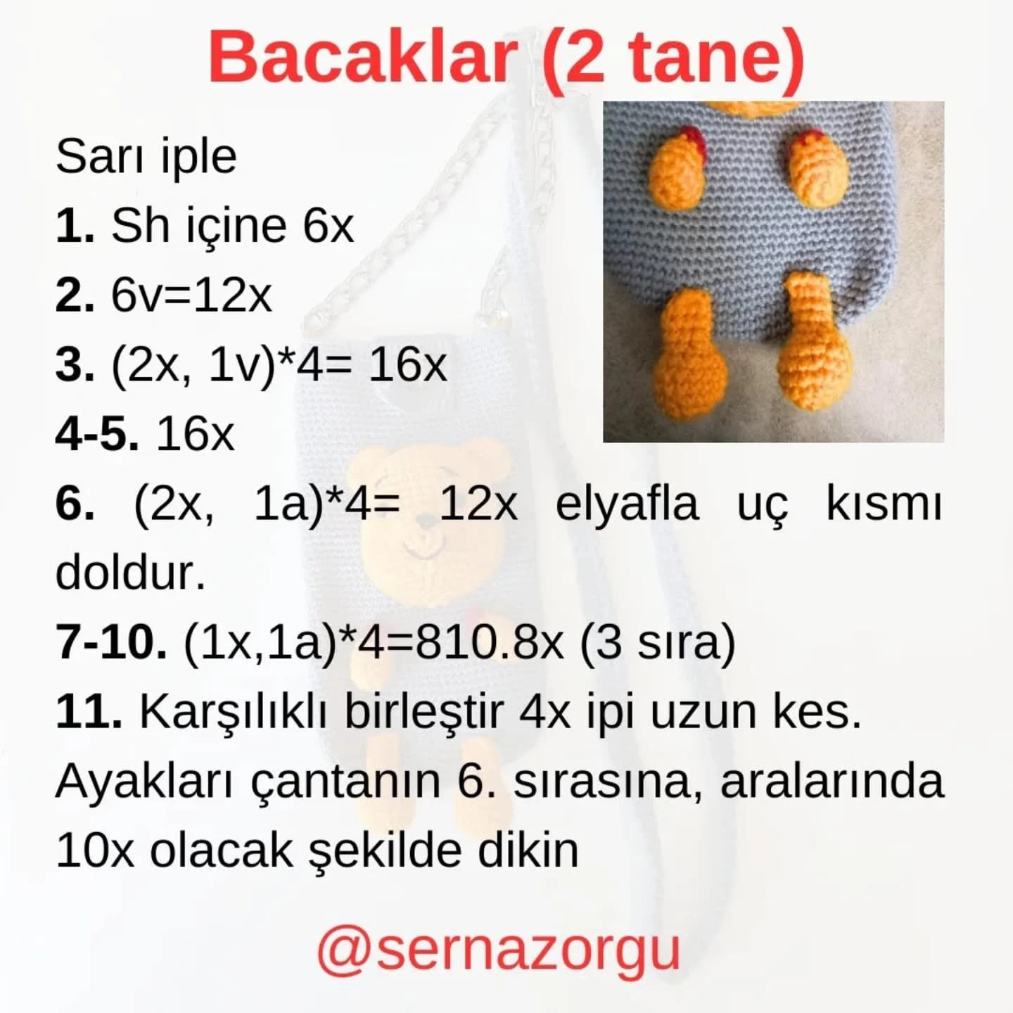 Ücretsiz Winnie Telefon Çantası Tığ İşi Tarifi