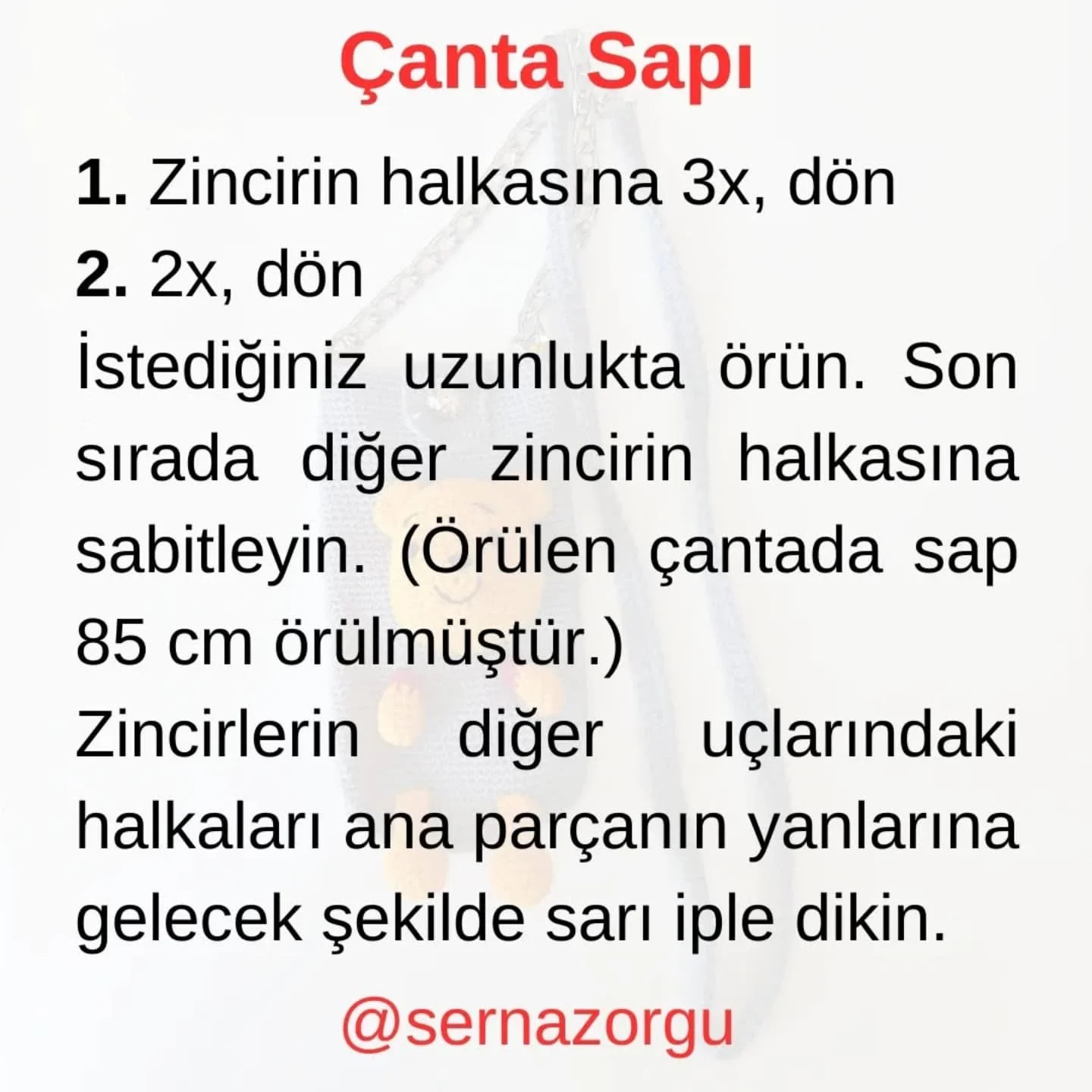 Ücretsiz Winnie Telefon Çantası Tığ İşi Tarifi
