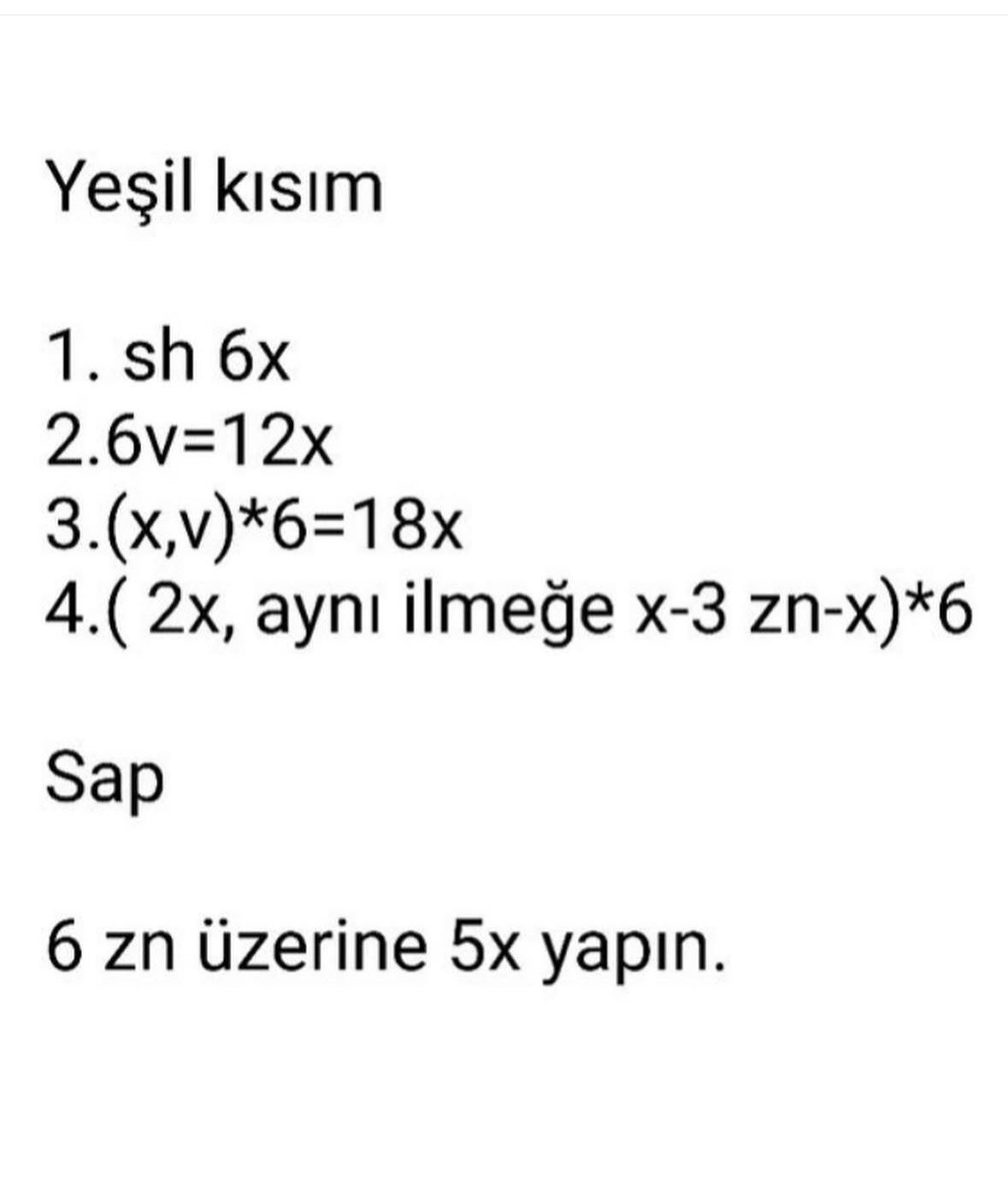 Ücretsiz Yeşil Biber Tığ İşi Şeması