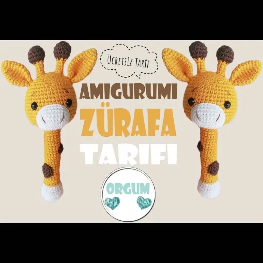 Ücretsiz Zürafa Amigurumi Örgü Tarifi