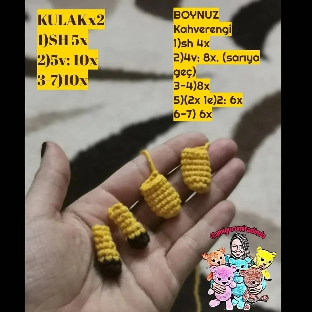 Ücretsiz Zürafa Amigurumi Yapımı