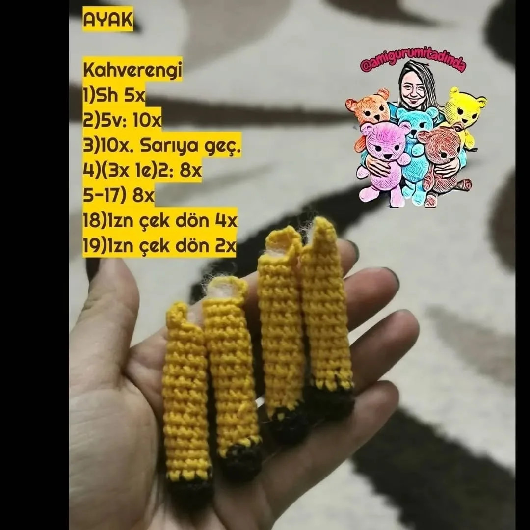 Ücretsiz Zürafa Amigurumi Yapımı