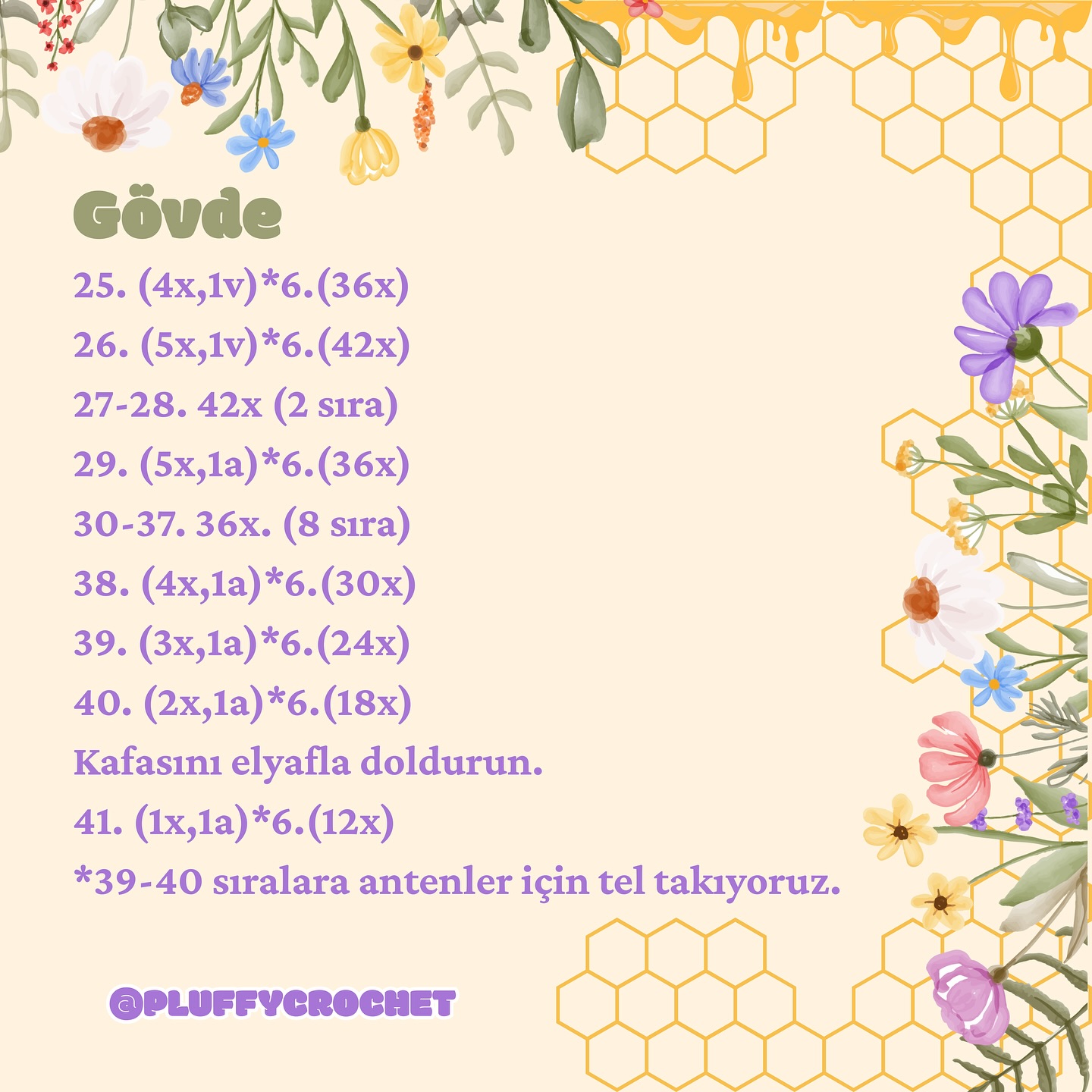 #ÜcretsizAyıcıkAmigurumiTarifi