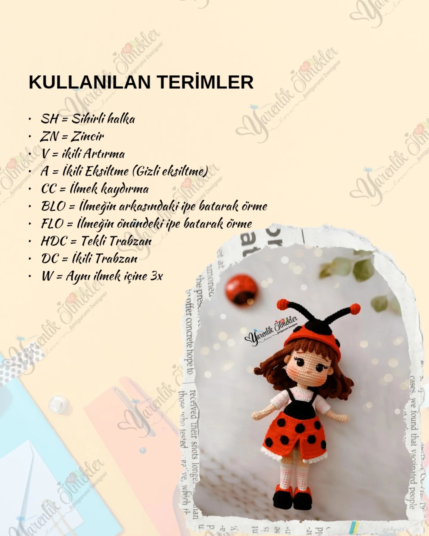 Uğur Böceği Ruby Amigurumi Yapımı
