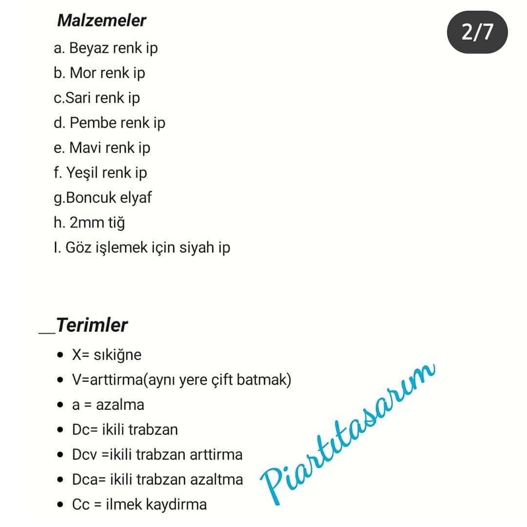 Unicorn Bardak Altlığı:  Ücretsiz Tığ İşi Şeması