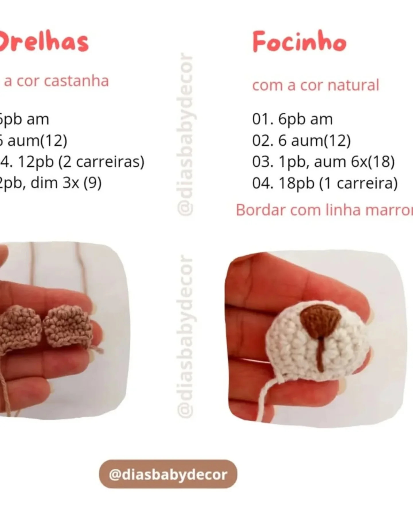 Ursinho de Natal em crochê: Gráfico gratuito!