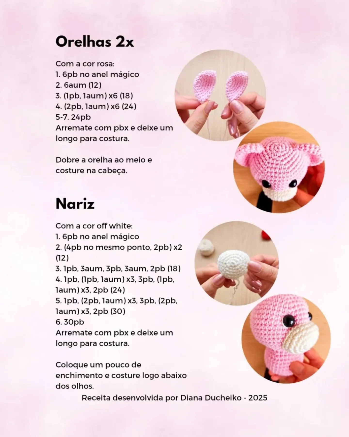 Ursinho Slim: Gráfico de Crochê Grátis!