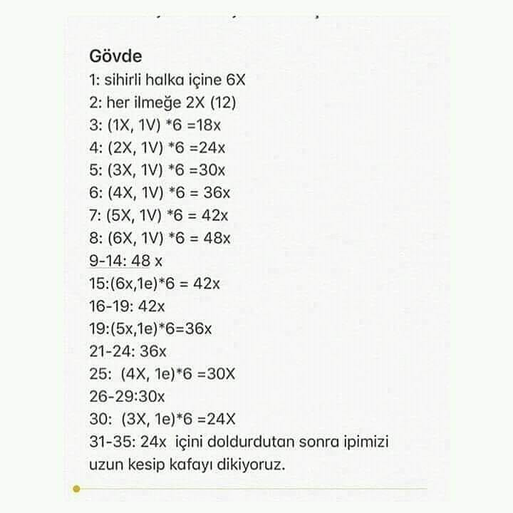 Uykucu Bebek Amigurumi Tarifi