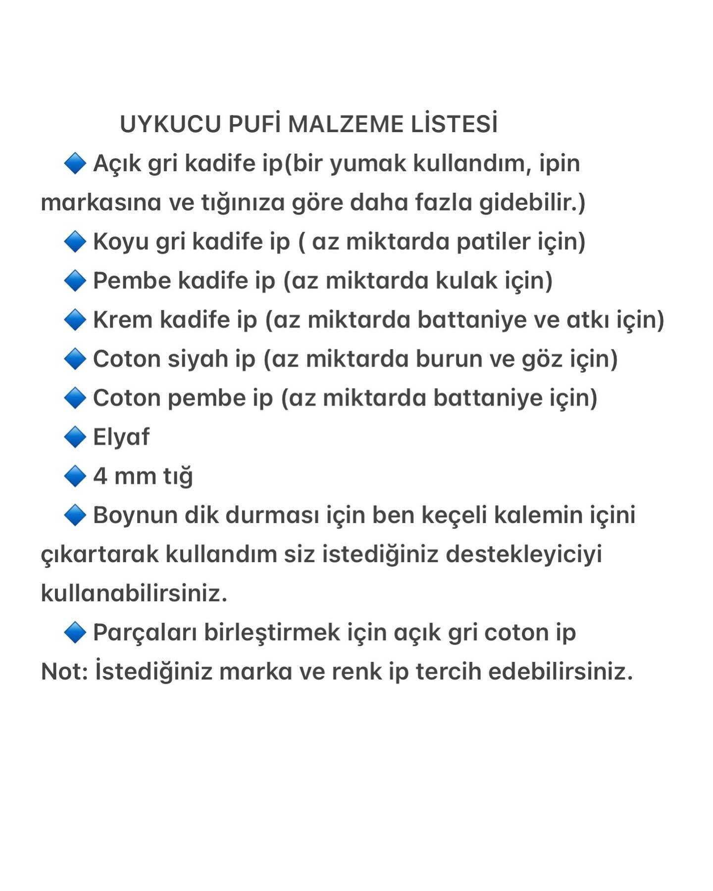 Uykucu Puf Köpük Şişle Örgü Tarifi: 2. Bölüm