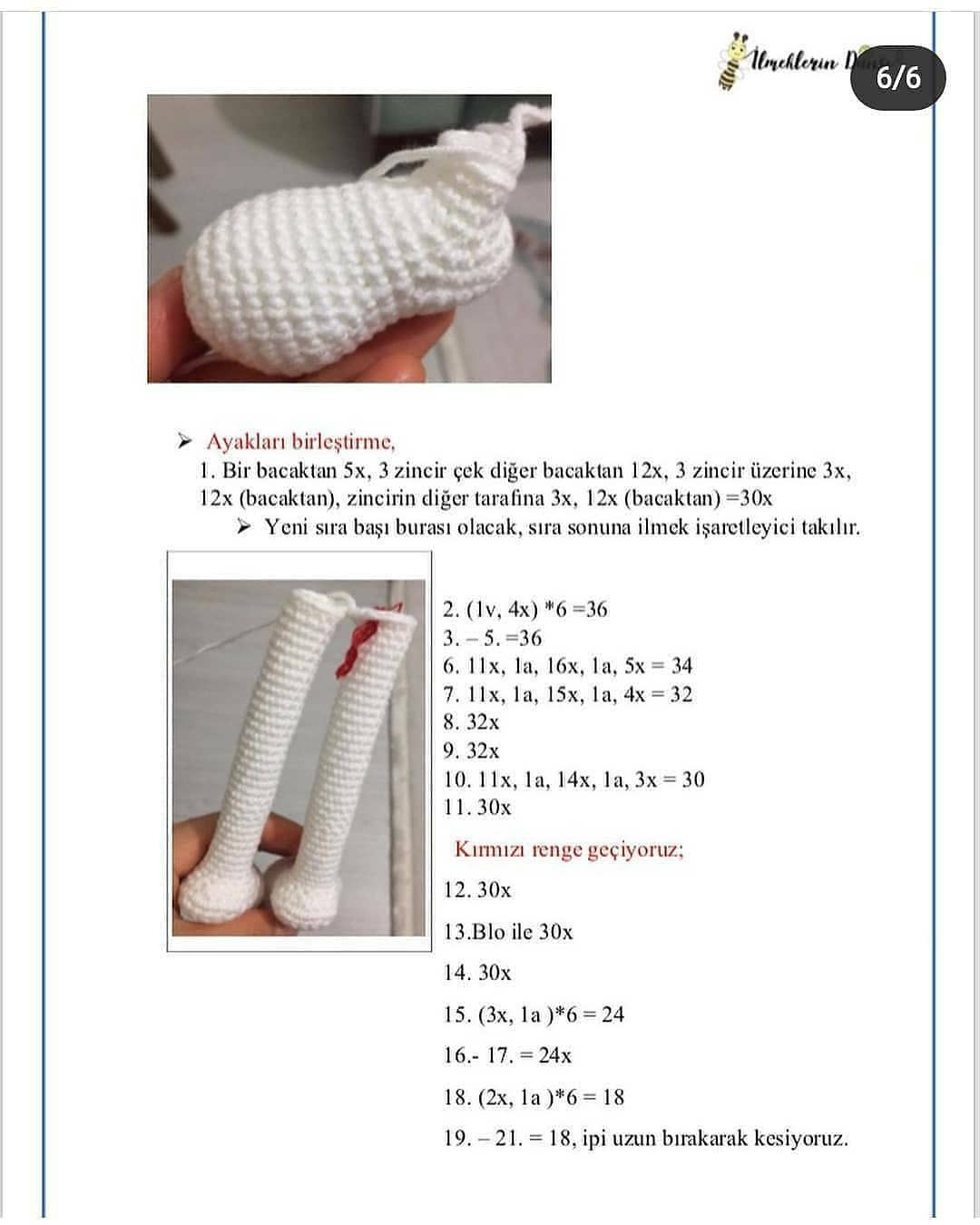 Uzunkulak Tavşan Amigurumi Tarifi