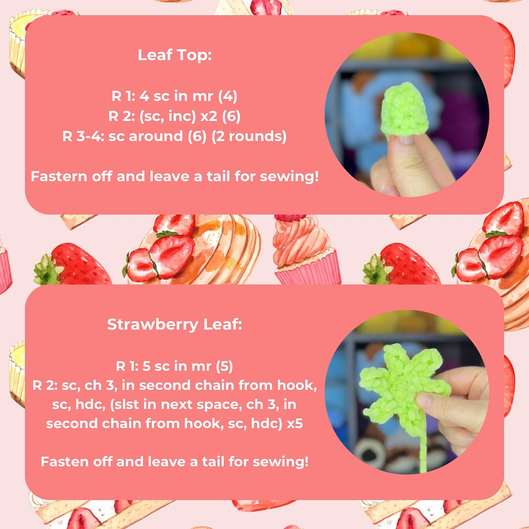 Velaria the Chocolate Strawberry Python Amigurumi Crochet Pattern
