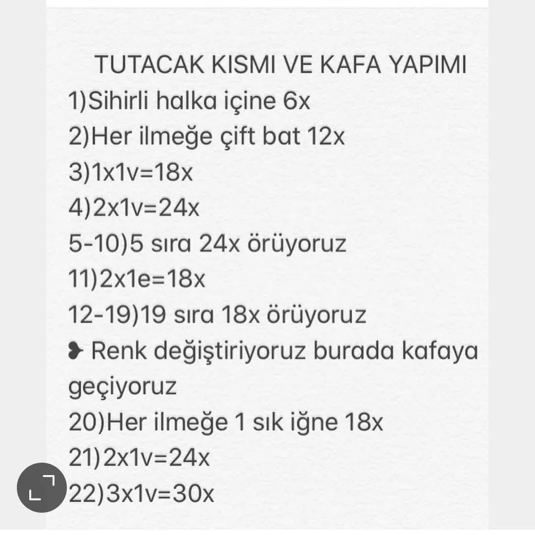 Yaramaz Çıngırak Viki Amigurumi Tarifi