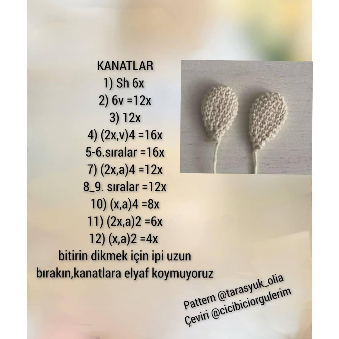 YAVRU ÖRDEKLER AMİGURUMİ ŞEMASI