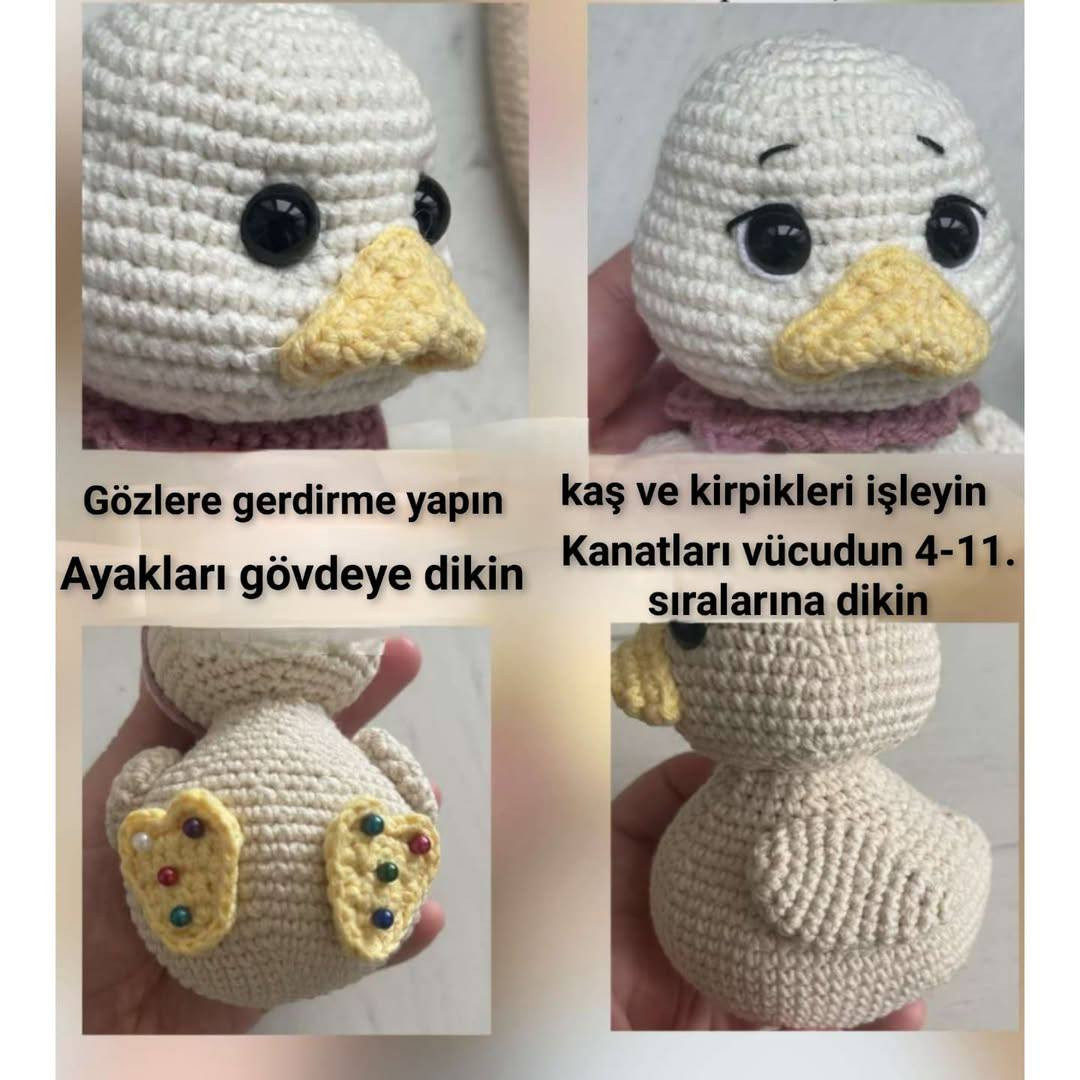 YAVRU ÖRDEKLER AMİGURUMİ ŞEMASI