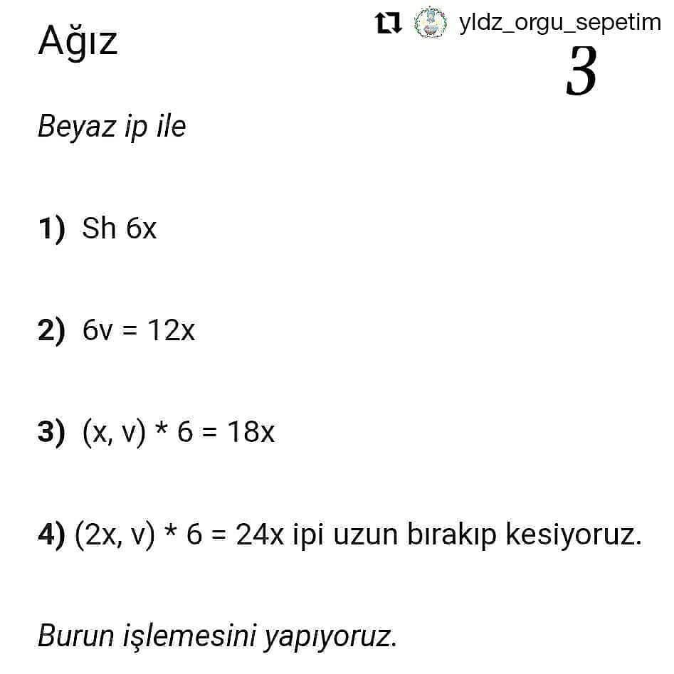 Yıldız Örgü Sepetim: Sevimli Ayıcık Bebek Zili Tığ İşi Tarifi