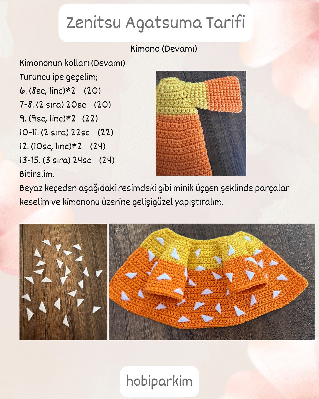 Zenitsu Agatsuma Amigurumi Şeması
