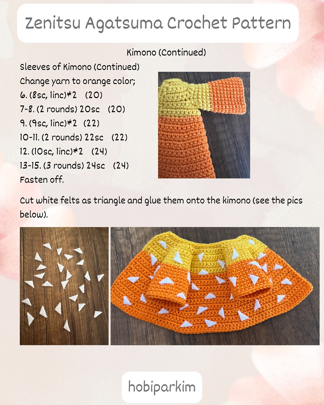 Zenitsu Agatsuma Amigurumi Şeması