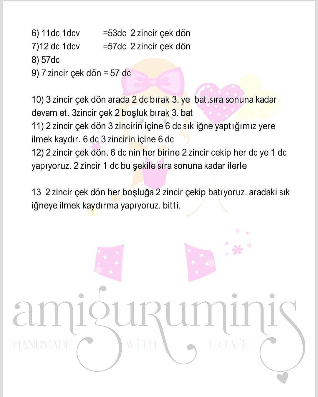 Zeynep Bebeğin ücretsiz amigurumi el işi şeması